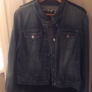 White House Black Market Denim Jacket